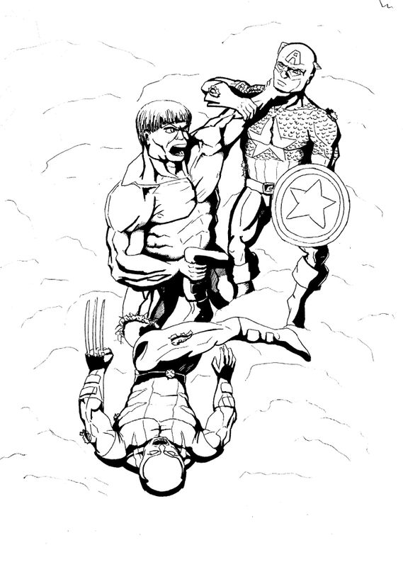 coloriage combat de titans